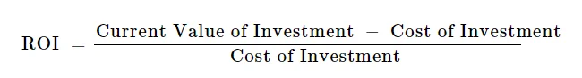 How to calculate return on investment