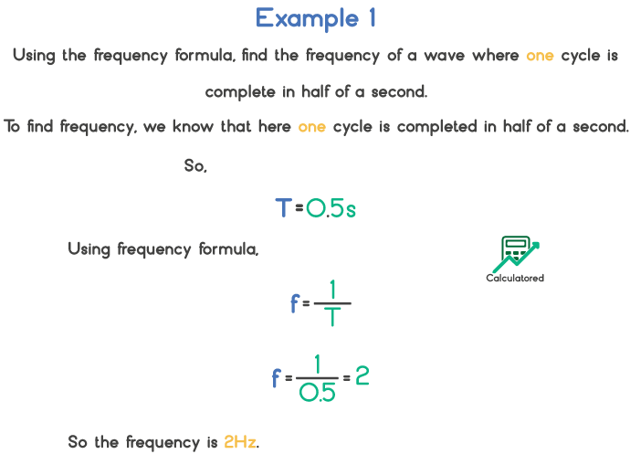 Calculate the frequency online