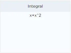 Integral Calculator