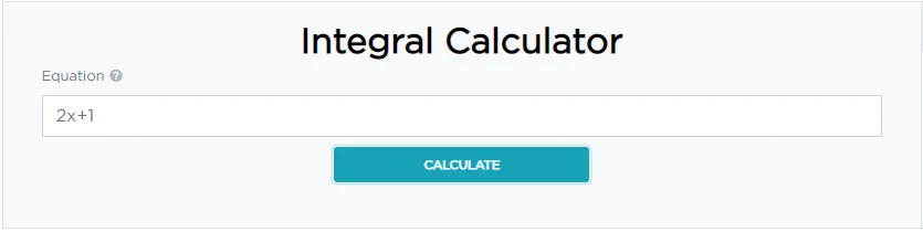 how to calculate integral